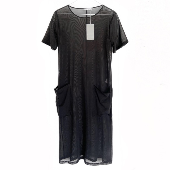 Zara Dresses & Skirts - ZARA TRAFALUC Sheer Mesh Pocket Avantgarde Dress